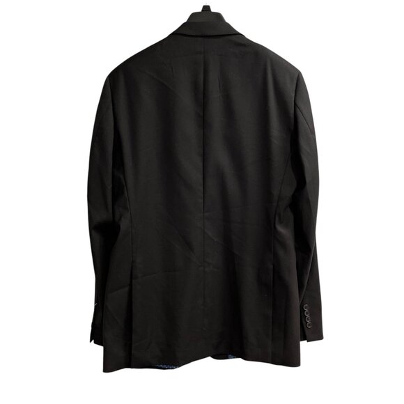 Alton Lane Blazer Mens 44L Black Mercantile Suit Jacket Tailored Fit Formal Prom - Picture 2 of 11